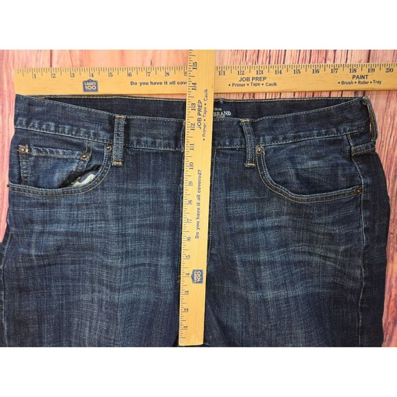 Lucky Brand Mens 181 Relaxed Straight Jeans 36x28 Dark Wash Denim - Picture 8 of 9